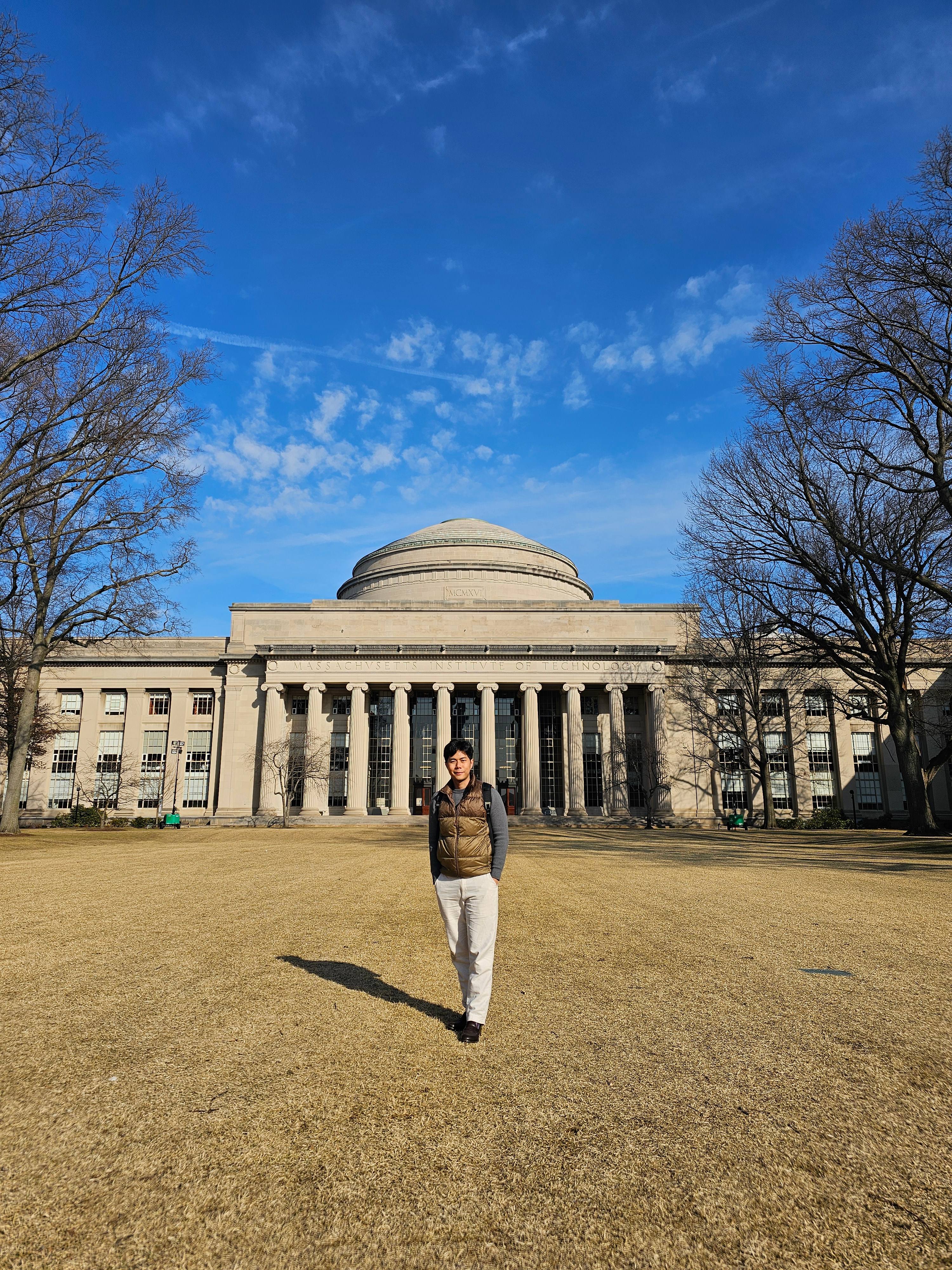 Marc at MIT Campus