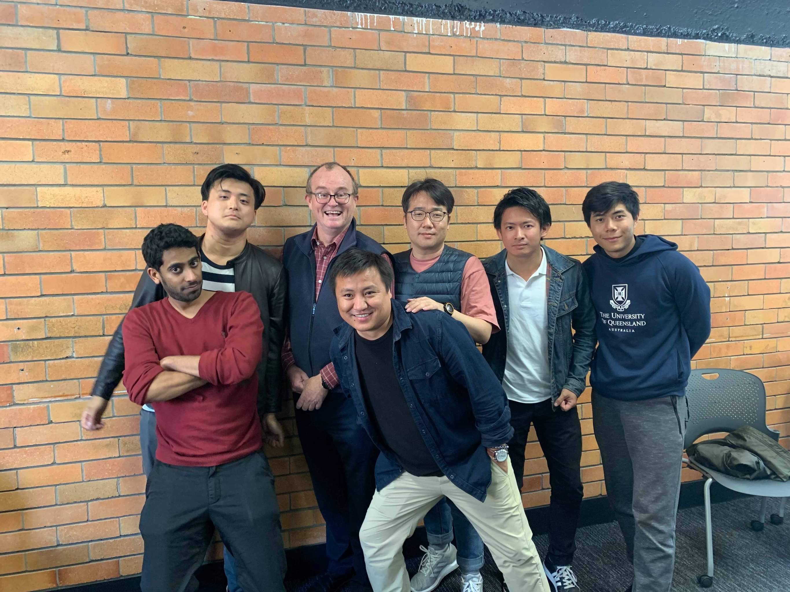 University of Queensland - Group photo with classmates