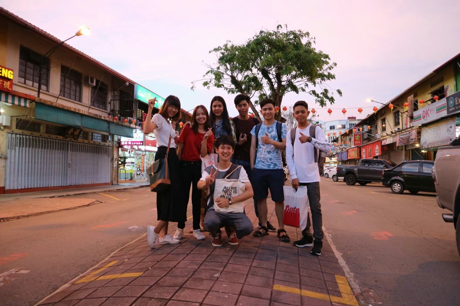University of Malaysia Sabah - Friends at Gaya Street